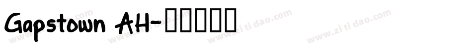 Gapstown AH字体转换